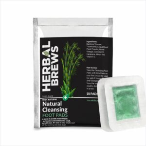Foot Patches for Detox | Original Deep Cleansing Natural Bamboo Foot Pads | Cleanse, Moisturize & Energize for Men & Women | 10 Pads (Original, One-Size)