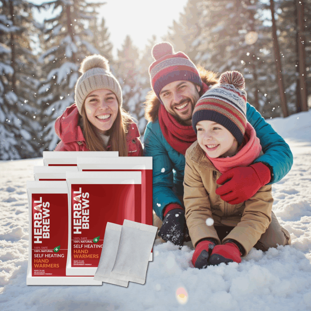 Hand warmers Heat Pouch - Self Heating Warmer - Hand Warmer Pouch, Long Lasting Natural Safe and Odorless Single Use Air Activated Heat Packs for Hands, Up to 10 Hours of Heat - 5 Pairs